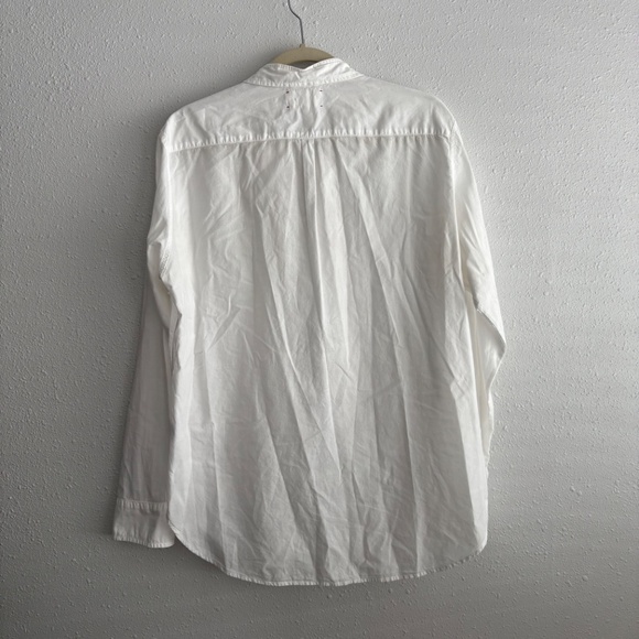 XiRENA White Beau Button Down Cotton Shirt - Size Medium - Picture 5 of 7